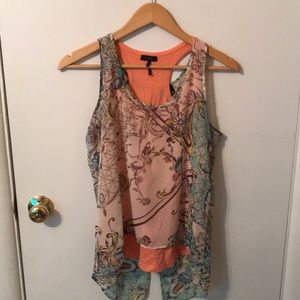 Daytrip chiffon multi color tank